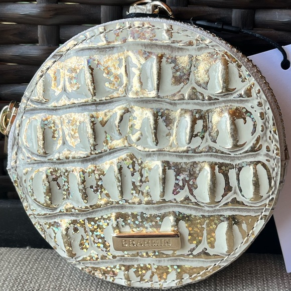 NWT Brahmin HOLOGRAM Circular Coin Wallet#2 - Picture 1 of 7